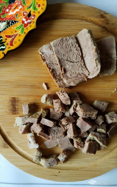 Рецепт: Салат "Генеральский" - в праздничном оформлении