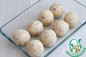 Тефтели из трески под польским соусом