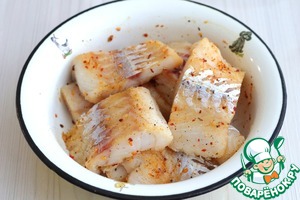 Треска в яично-сырной панировке