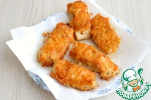 Треска в яично-сырной панировке