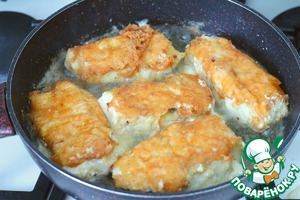 Треска в яично-сырной панировке