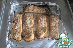 Запеченный лосось в соусе унаги Запеченный лосось в соусе унаги