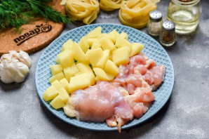 "Угра ош" с курицей "Угра ош" с курицей