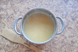 Гороховая каша с салом