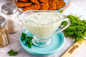 Сливочный диетический соус