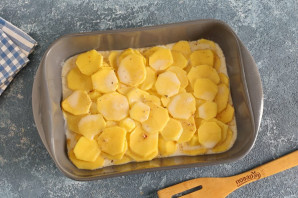 Судак на овощной подушке