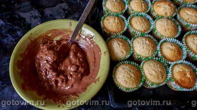 Банановые кексы с шоколадом