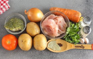 Вкусный суп из индейки