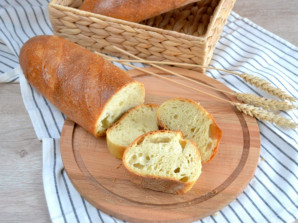 Батон на закваске Батон на закваске