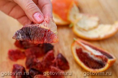 Салат из свёклы с брынзой и красными апельсинами