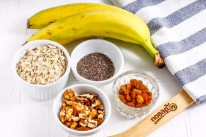 Диетические батончики с бананом