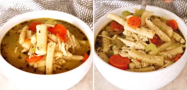 
Суп с домашней лапшой и курицей — самый вкусный пошаговый рецепт	