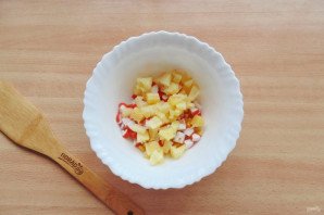 Салат "Искушение" с ананасами