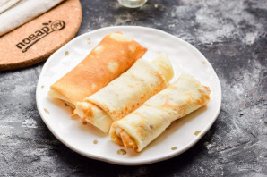 Блинчики с яблоком и бананом