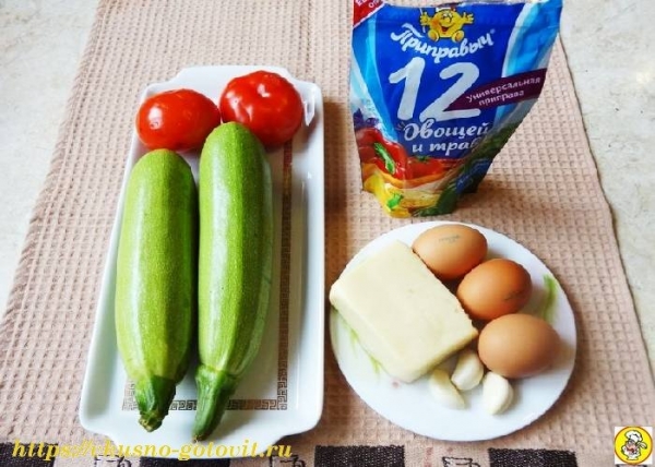 
Фаршированные кабачки лодочки в духовке с овощами	