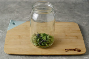 Моченые яблоки с горчицей