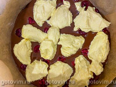 Брауни с творогом и вишней Брауни с творогом и вишней