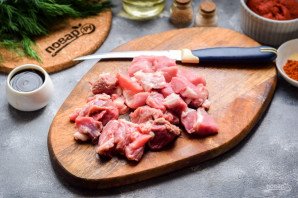 Мясо в соусе "Дыхание дракона"