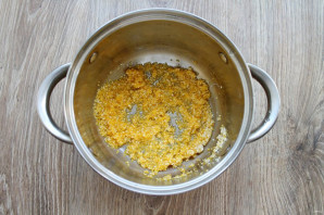 Кукурузная каша с черносливом