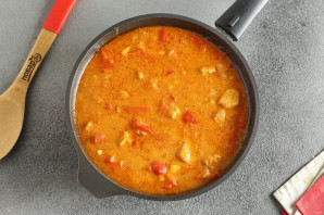 Паприкаш из индейки