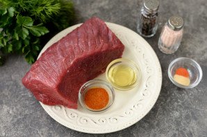 Буженина из говядины в фольге в духовке