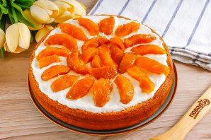 Сметанный торт с вареньем Сметанный торт с вареньем