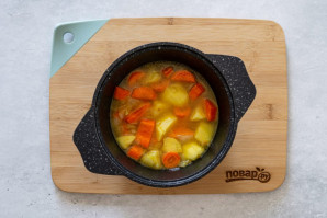 Морковный суп на кокосовом молоке Морковный суп на кокосовом молоке