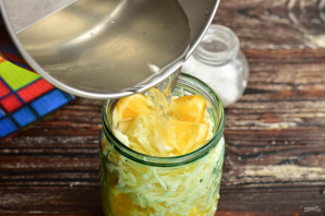 Квашеная капуста с апельсином Квашеная капуста с апельсином