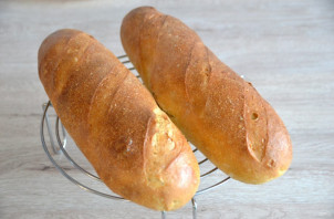 Батон на закваске Батон на закваске