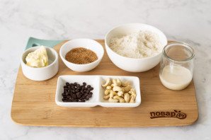 Веганское кокосовое печенье