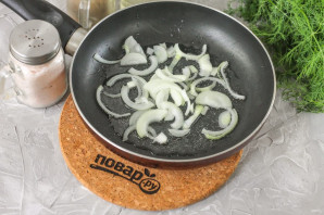 Полента с баклажанами