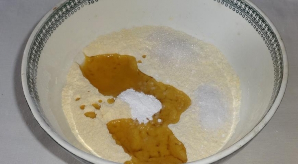 Кукурузное печенье, пошаговый рецепт с фото