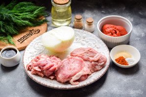 Мясо в соусе "Дыхание дракона"