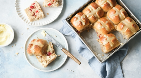 Пасхальные булочки, пошаговый рецепт с фото