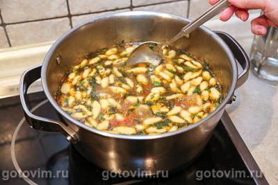 Суп из говядины с картофелем и чипетками Суп из говядины с картофелем и чипетками