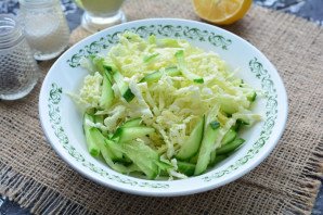 Салат с пекинской капустой для похудения Салат с пекинской капустой для похудения