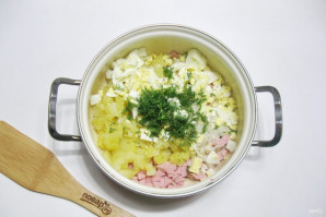 Окрошка на сыворотке Окрошка на сыворотке