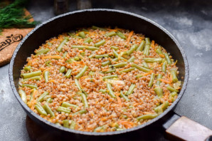 Гречка со стручковой фасолью Гречка со стручковой фасолью