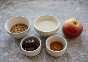 Льняная каша с корицей