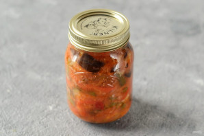 Стручковая фасоль с баклажанами на зиму Стручковая фасоль с баклажанами на зиму