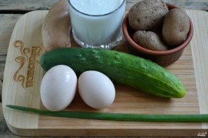 Холодный суп на кефире