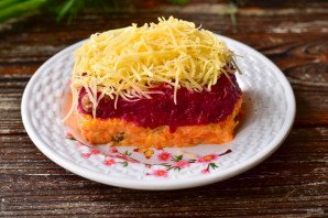 Салат "Дюймовочка" со свеклой