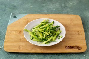 Салат из жареных грибов