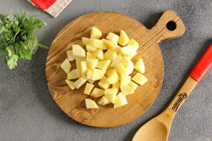 Диетический суп на курином бульоне