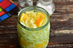 Квашеная капуста с апельсином Квашеная капуста с апельсином