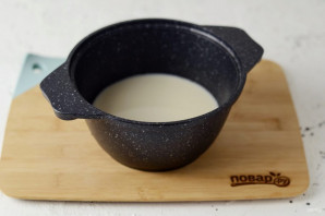 Рисовая каша с апельсиновым соусом