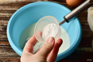 Пирог "Зебра" с бананом