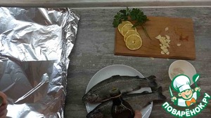 Радужная форель запеченная в духовке