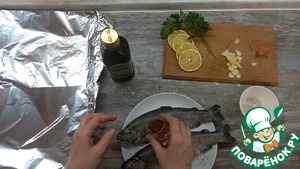Радужная форель запеченная в духовке