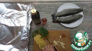 Радужная форель запеченная в духовке